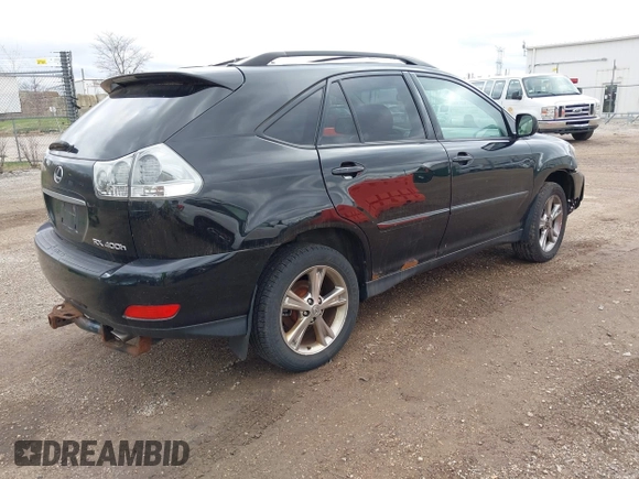 2006 Lexus RX 400h with VIN JTJHW31U362005952, listed as a IAAI auction lot 42098776 with 198,065 mi miles and . Bid and sale history available at DreamBid. Image 4.