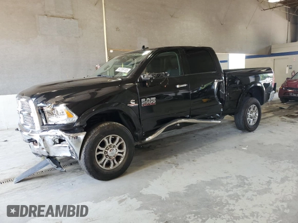 2018 Ram 2500 Laramie с VIN 3C6UR5FL6JG347651, выставлен на аукционе Copart как лот 62389185 с пробегом 58 148 миль миль и Списание • Salvage title. История ставок и продаж доступна на DreamBid. Изображение 1.