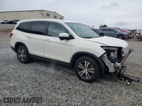2018 Honda Pilot EX-L with VIN 5FNYF6H54JB055090, listed as a Copart auction lot 53919275 with 82,425 mi miles and Salvage Title. Bid and sale history available at DreamBid. Image 4.