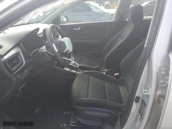 2022 Kia Rio S with VIN 3KPA24AD5NE506249, listed as a Copart auction lot 42999245 with 0 mi miles and Salvage Title. Bid and sale history available at carsss.com. Image 7.