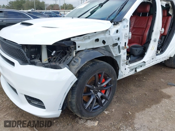 2018 Dodge Durango SRT with VIN 1C4SDJGJ4JC341550, listed as a IAAI auction lot 41525295 with 86,503 mi miles and . Bid and sale history available at DreamBid. Image 18.