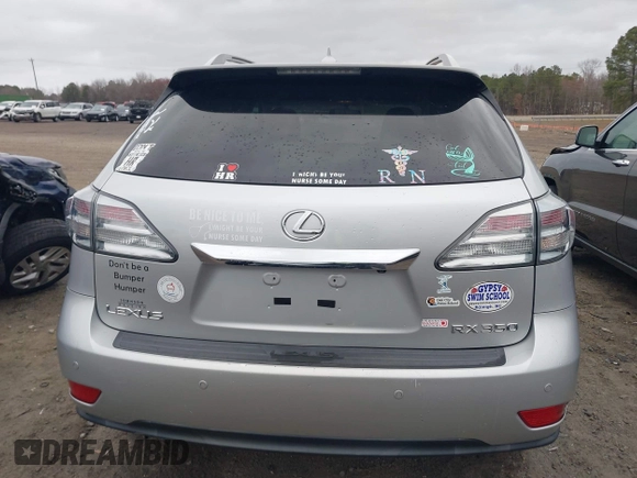2010 Lexus RX 350 with VIN 2T2ZK1BA2AC031752, listed as a IAAI auction lot 41712099 with 164,871 mi miles. Bid and sale history available at carsss.com. Image 16.