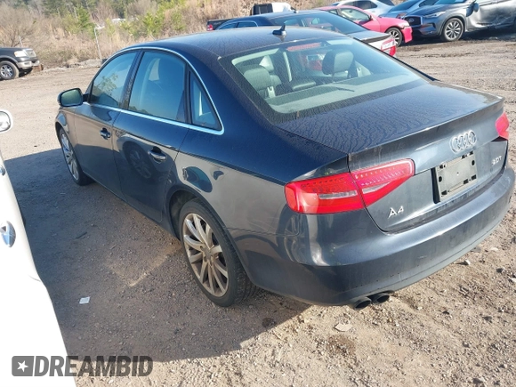 2013 Audi A4 Premium Plus z VIN WAUEFAFL3DN018946, wystawiony jako IAAI lot #41786159 z przebiegiem 197 341 mil mil oraz . Historia ofert i sprzedaży dostępna na DreamBid. Obrazek 3.