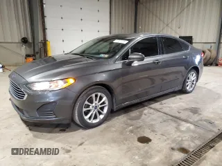 2020 Ford Fusion SE with VIN 3FA6P0HD9LR163673, listed as a Copart auction lot 51627255 with 105,499 mi miles and Salvage Title. Bid and sale history available at carsss.com. Image 1.