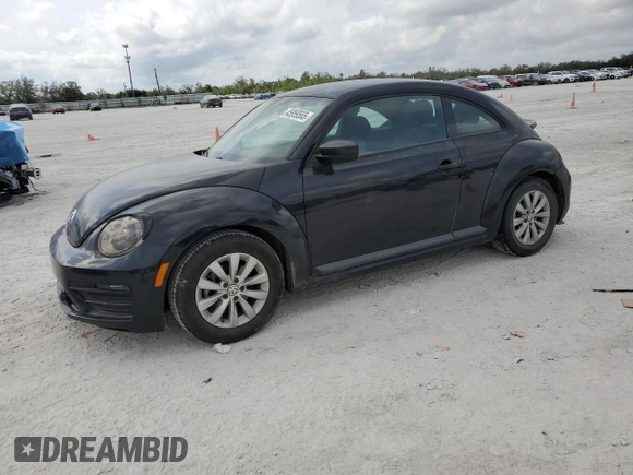 2018 Volkswagen Beetle S with VIN 3VWFD7AT9JM709408, listed as a Copart auction lot 45959565 with 34,317 mi miles and Salvage title. Bid and sale history available at DreamBid. Image 1.