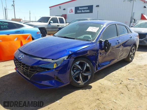 2023 Hyundai Elantra SEL with VIN KMHLS4AG0PU568113, listed as a IAAI auction lot 41725253 with 20,130 mi miles and . Bid and sale history available at DreamBid. Image 17.
