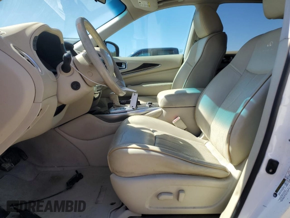 2013 Infiniti JX35 with VIN 5N1AL0MM3DC328229, listed as a Copart auction lot 76623144 with 97,187 mi miles and Salvage Title. Bid and sale history available at carsss.com. Image 7.