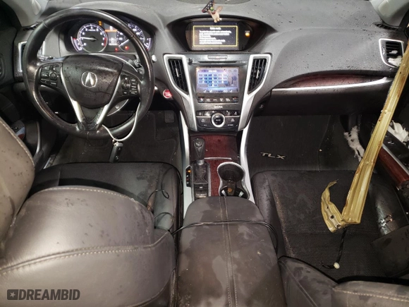 2016 Acura TLX Tech with VIN 19UUB1F55GA013465, listed as a Copart auction lot 86025724 with 28,148 mi miles and Salvage Title. Bid and sale history available at carsss.com. Image 8.