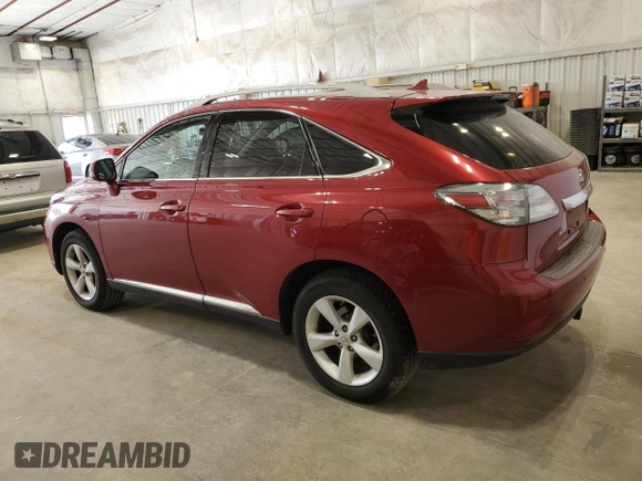 2012 Lexus RX 350 with VIN 2T2BK1BA6CC142860, listed as a Copart auction lot 54507075 with 198,475 mi miles and Clean Title. Bid and sale history available at DreamBid. Image 2.