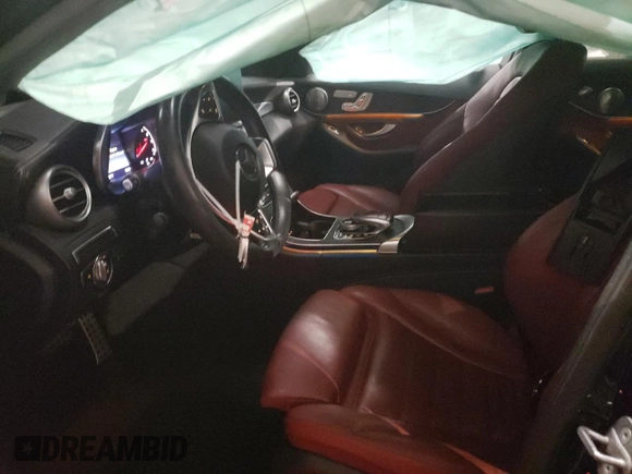 2017 Mercedes-Benz C 43 AMG with VIN 55SWF6EB3HU223800, listed as a Copart auction lot 42939435 with 102,460 mi miles and Salvage Title. Bid and sale history available at DreamBid. Image 7.