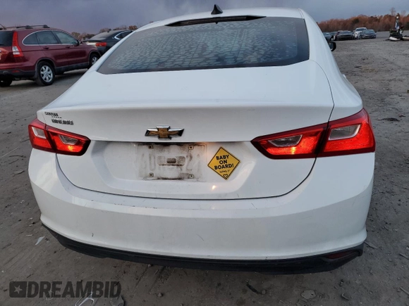 2017 Chevrolet Malibu LS with VIN 1G1ZB5STXHF288164, listed as a Copart auction lot 81993394 with 156,348 mi miles and Salvage Title. Bid and sale history available at DreamBid. Image 6.