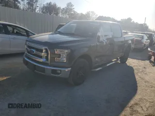 2015 Ford F-150 XL with VIN 1FTEW1CF6FKD44617, listed as a Copart auction lot 48336505 with 124,100 mi miles and Salvage Title. Bid and sale history available at carsss.com. Image 1.