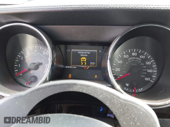 2015 Ford Mustang GT with VIN 1FA6P8CF4F5301506, listed as a IAAI auction lot 41912167 with 59,763 mi miles and . Bid and sale history available at carsss.com. Image 7.