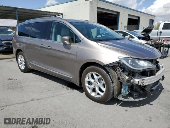 2017 Chrysler Pacifica Touring L Plus with VIN 2C4RC1EG8HR721033, listed as a Copart auction lot 52007375 with 85,287 mi miles and Salvage Title. Bid and sale history available at DreamBid. Image 4.