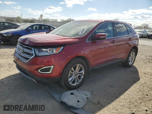 2015 Ford Edge SEL with VIN 2FMTK4J9XFBB96379, listed as a Copart auction lot 50981265 with 133,880 mi miles and Clean Title. Bid and sale history available at carsss.com. Image 1.