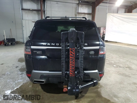 2018 Land Rover Range Rover Sport HSE with VIN SALWR2RV5JA408511, listed as a Copart auction lot 57718785 with 84,555 mi miles and Salvage title. Bid and sale history available at DreamBid. Image 6.