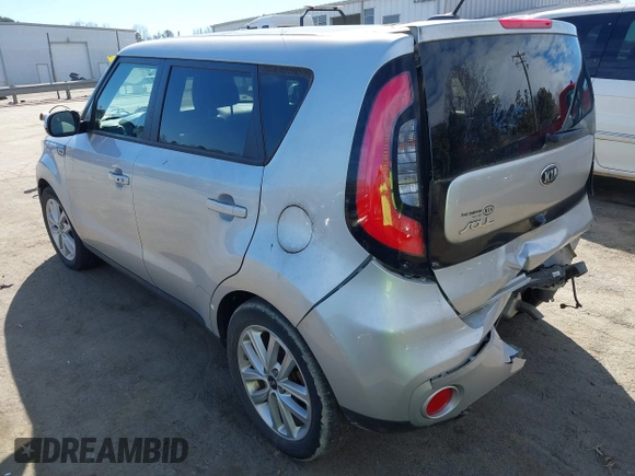 2018 Kia Soul + with VIN KNDJP3A59J7607163, listed as a IAAI auction lot 41689882 with 39,451 mi miles. Bid and sale history available at carsss.com. Image 3.
