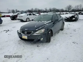 2006 Lexus IS 250 with VIN JTHCK262662003301, listed as a Copart auction lot 87390484 with Not Provided miles and Salvage Title. Bid and sale history available at DreamBid. Image 11.