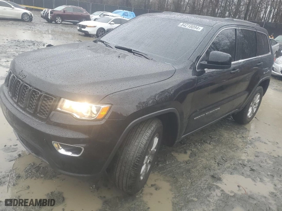 2021 Jeep Grand Cherokee Freedom with VIN 1C4RJFAGXMC63530X, listed as a Copart auction lot 84218094 with 56,110 mi miles and Non Repairable. Bid and sale history available at carsss.com. Image 1.