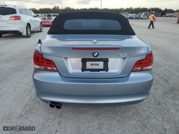 2013 BMW 1 Series 128i with VIN WBAUN1C54DVR01247, listed as a Copart auction lot 79449164 with 0 mi miles and Salvage Title. Bid and sale history available at carsss.com. Image 6.