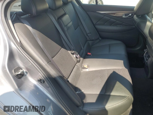 2018 Infiniti Q50 Luxe with VIN JN1EV7AR8JM443555, listed as a Copart auction lot 59691455 with 65,615 mi miles and Salvage title. Bid and sale history available at DreamBid. Image 10.