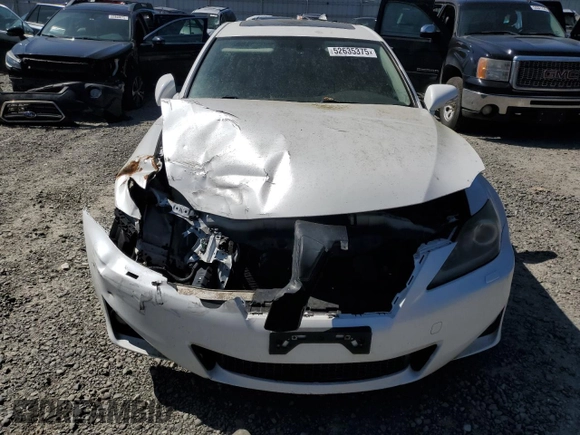 2012 Lexus IS 350 с VIN JTHBE5C20C5029217, выставлен на аукционе Copart как лот 52635375 с пробегом Не указан миль и Списание • Salvage title. История ставок и продаж доступна на DreamBid. Изображение 5.