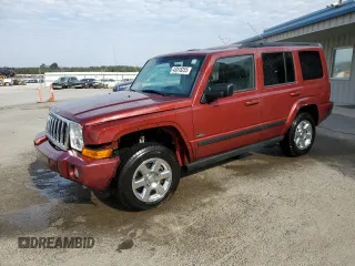2007 Jeep Commander Sport with VIN 1J8HH48K07C664096, listed as a Copart auction lot 43818255 with 134,275 mi miles and Salvage Title. Bid and sale history available at carsss.com. Image 1.
