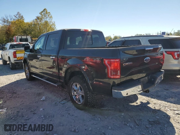 2015 Ford F-150 XLT with VIN 1FTEW1EG7FKE03972, listed as a Copart auction lot 76089394 with 101,694 mi miles and Salvage Title. Bid and sale history available at carsss.com. Image 2.