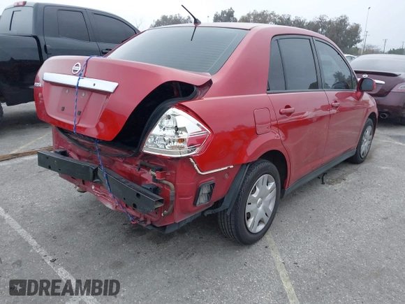 2011 Nissan Versa 1.8 S with VIN 3N1BC1AP8BL466172, listed as a IAAI auction lot 41814965 with 178,076 mi miles. Bid and sale history available at carsss.com. Image 4.