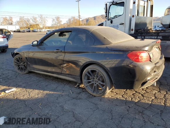 2015 BMW 4 Series 435i with VIN WBA3T3C51FP737945, listed as a Copart auction lot 87710615 with 109,500 mi miles and Clean Title. Bid and sale history available at carsss.com. Image 2.