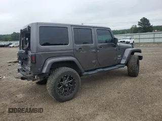 2014 Jeep Wrangler Unlimited Sahara with VIN 1C4HJWEG7EL299548, listed as a Copart auction lot 58522355 with 76,057 mi miles and Clean title. Bid and sale history available at DreamBid. Image 3.