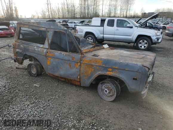 1976 Ford Bronco with VIN U15GLA26168, listed as a Copart auction lot 83071204 with Not provided miles and Salvage title. Bid and sale history available at DreamBid. Image 4.