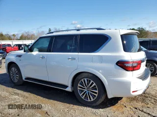 2022 Nissan Armada SL with VIN JN8AY2BA8N9392800, listed as a Copart auction lot 80012624 with 62,475 mi miles and Salvage Title. Bid and sale history available at carsss.com. Image 2.