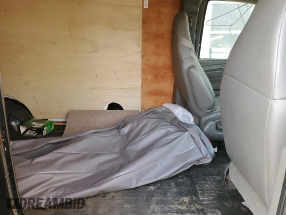 2008 Chevrolet Express Cargo with VIN 1GCFG15X781173411, listed as a Copart auction lot 84648134 with 56,662 mi miles and Salvage title. Bid and sale history available at DreamBid. Image 11.