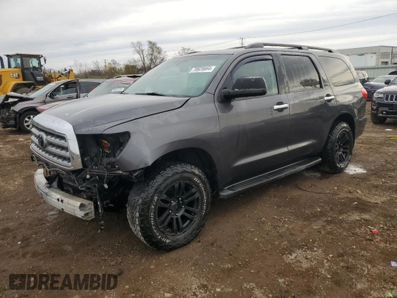 2012 Toyota Sequoia Limited with VIN 5TDJW5G18CS059829, listed as a Copart auction lot 79925664 with 281,249 mi miles and Salvage Title. Bid and sale history available at carsss.com. Image 1.