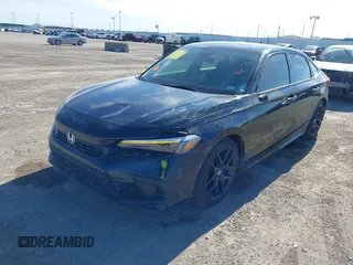 2024 Honda Civic Sedan Sport with VIN 2HGFE2F54RH529875, listed as a IAAI auction lot 41681115 with 15,223 mi miles. Bid and sale history available at carsss.com. Image 2.