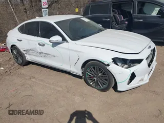 2019 Genesis G70 Advanced with VIN KMTG54LE7KU035128, listed as a IAAI auction lot 41805564 with 35,277 mi miles and . Bid and sale history available at carsss.com. Image 1.