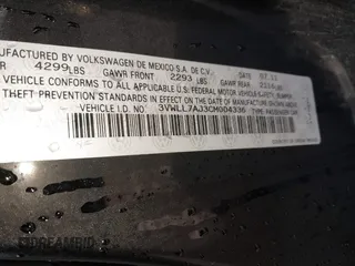 2012 Volkswagen Jetta TDI w/Premium & Nav с VIN 3VWLL7AJ3CM004336, выставлен на аукционе IAAI как лот 42380154 с пробегом 180 291 миль миль и . История ставок и продаж доступна на DreamBid. Изображение 9.