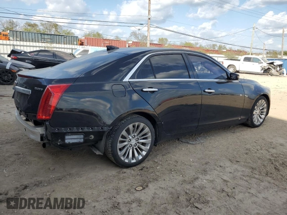 2019 Cadillac CTS Luxury RWD with VIN 1G6AR5SXXK0147742, listed as a Copart auction lot 81491304 with 23,056 mi miles and Salvage Title. Bid and sale history available at DreamBid. Image 3.