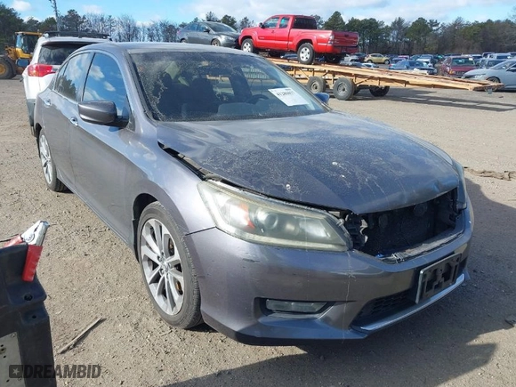 2014 Honda Accord Sedan Sport with VIN 1HGCR2F54EA216423, listed as a IAAI auction lot 41286857 with 169,984 mi miles. Bid and sale history available at carsss.com. Image 1.