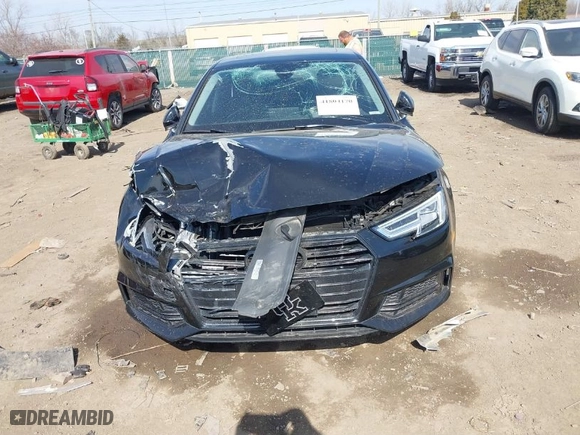 2018 Audi A4 Premium Plus with VIN WAUENAF45JN020317, listed as a IAAI auction lot 41804170 with 41,849 mi miles. Bid and sale history available at carsss.com. Image 12.