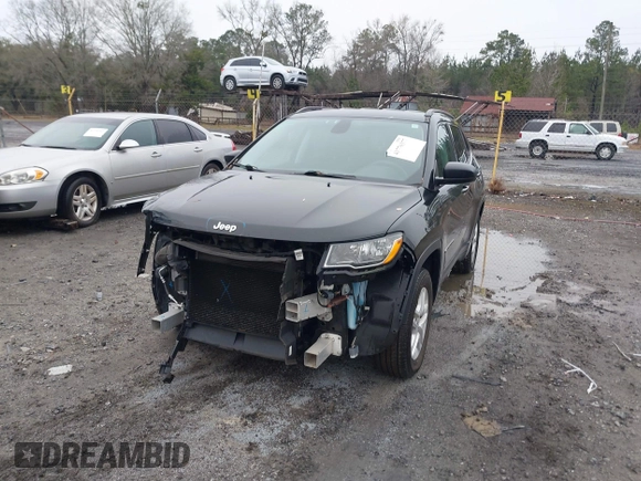 2018 Jeep Compass Sport with VIN 3C4NJCAB1JT286093, listed as a IAAI auction lot 41770377 with 83,354 mi miles. Bid and sale history available at carsss.com. Image 17.