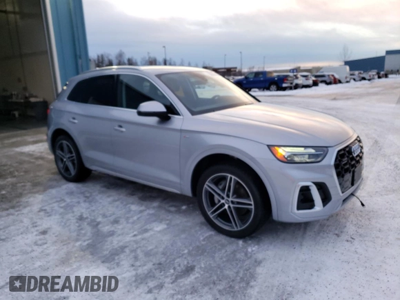 2021 Audi Q5 Premium with VIN WA1G2AFY1M2052740, listed as a Copart auction lot 80265554 with 20,943 mi miles and Clean title. Bid and sale history available at DreamBid. Image 4.