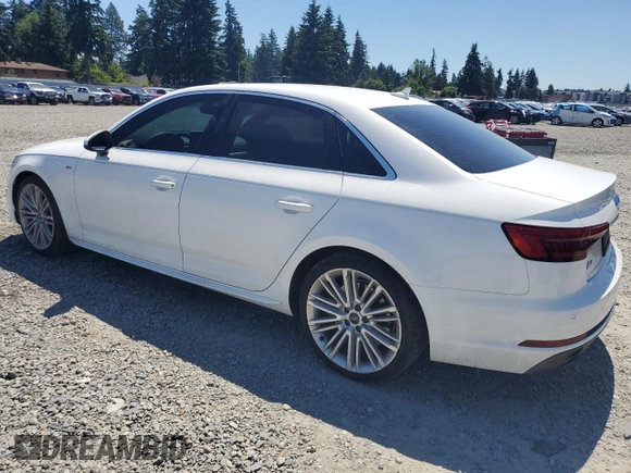 2017 Audi A4 Premium Plus with VIN WAUENAF4XHN021277, listed as a Copart auction lot 62783645 with 66,639 mi miles and Salvage title. Bid and sale history available at DreamBid. Image 2.