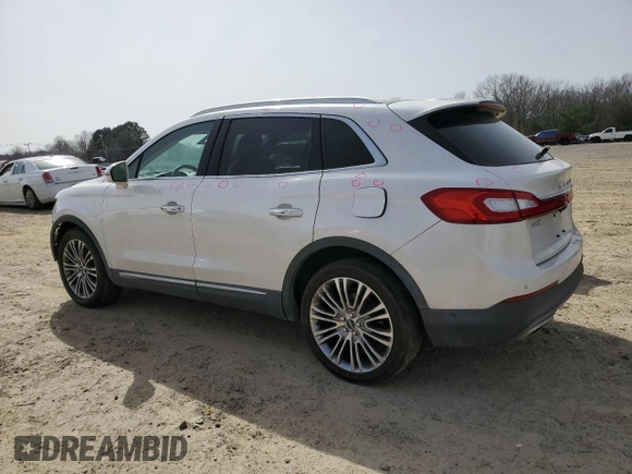 2016 Lincoln MKX Reserve with VIN 2LMTJ8LRXGBL57343, listed as a Copart auction lot 47958615 with 165,745 mi miles and Clean Title. Bid and sale history available at DreamBid. Image 2.