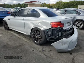 2019 BMW M2 Competition with VIN WBS2U7C51K7D09463, listed as a Copart auction lot 70858494 with 53,327 mi miles and Salvage Title. Bid and sale history available at carsss.com. Image 2.