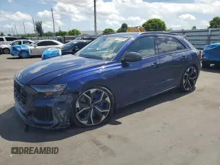2022 Audi RS Q8 z VIN WU1ARBF19ND008770, wystawiony jako Copart lot #55914865 z przebiegiem 16 393 mil mil oraz Szkoda całkowita • Salvage title. Historia ofert i sprzedaży dostępna na DreamBid. Obrazek 1.
