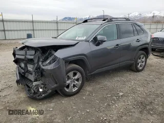2023 Toyota RAV4 XLE with VIN 2T3P1RFVXPC351153, listed as a Copart auction lot 43721515 with 32,236 mi miles and Salvage Title. Bid and sale history available at carsss.com. Image 1.