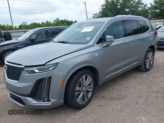 2025 Cadillac XT6 FWD Premium Luxury with VIN 1GYKPCRS0SZ119055, listed as a IAAI auction lot 42574001 with 17,137 mi miles and . Bid and sale history available at DreamBid. Image 2.