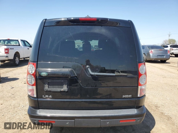 2013 Land Rover LR4 HSE with VIN SALAG2D46DA657158, listed as a Copart auction lot 55273205 with 127,750 mi miles and Salvage title. Bid and sale history available at DreamBid. Image 6.